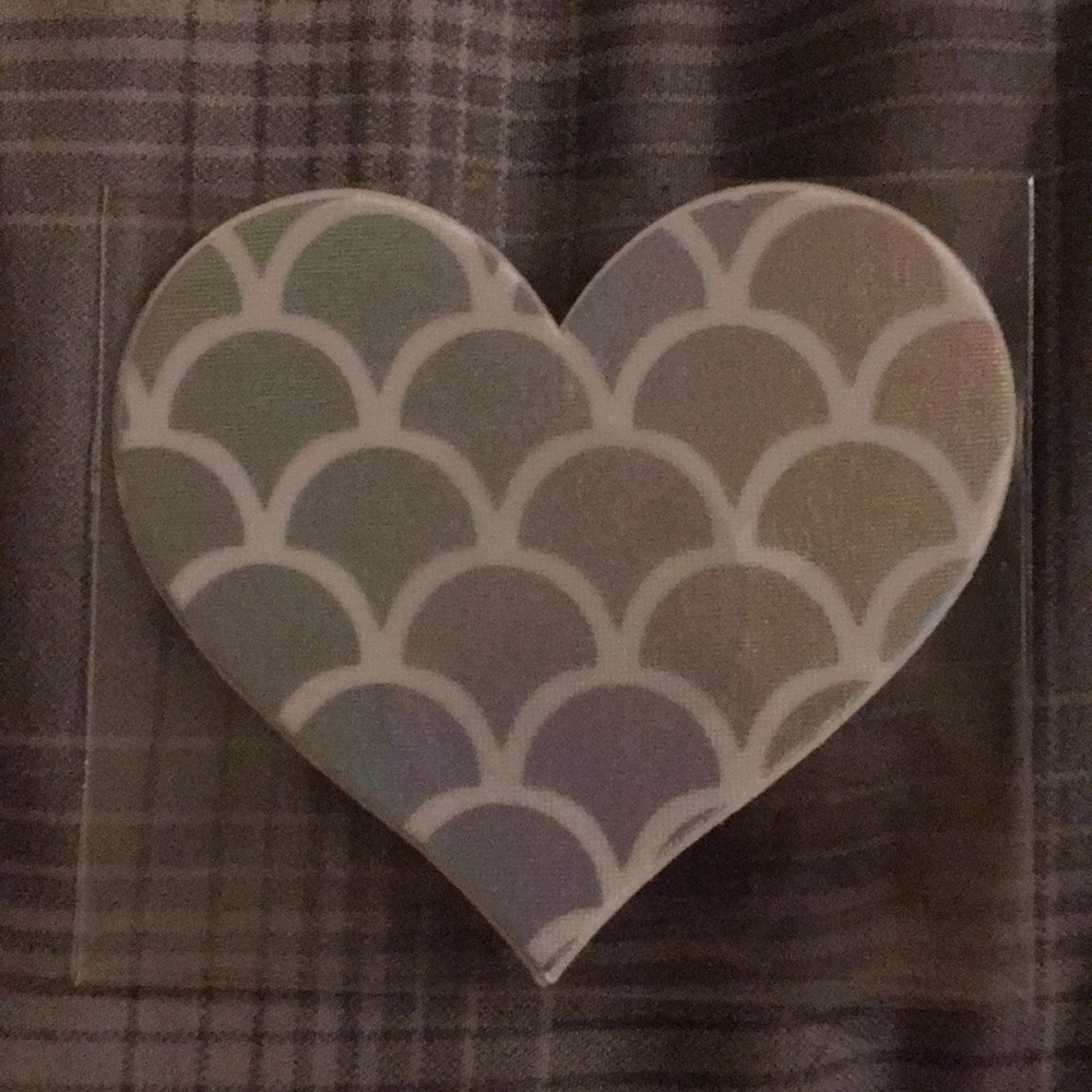 Nipple covers pasties silver fish scales hearts